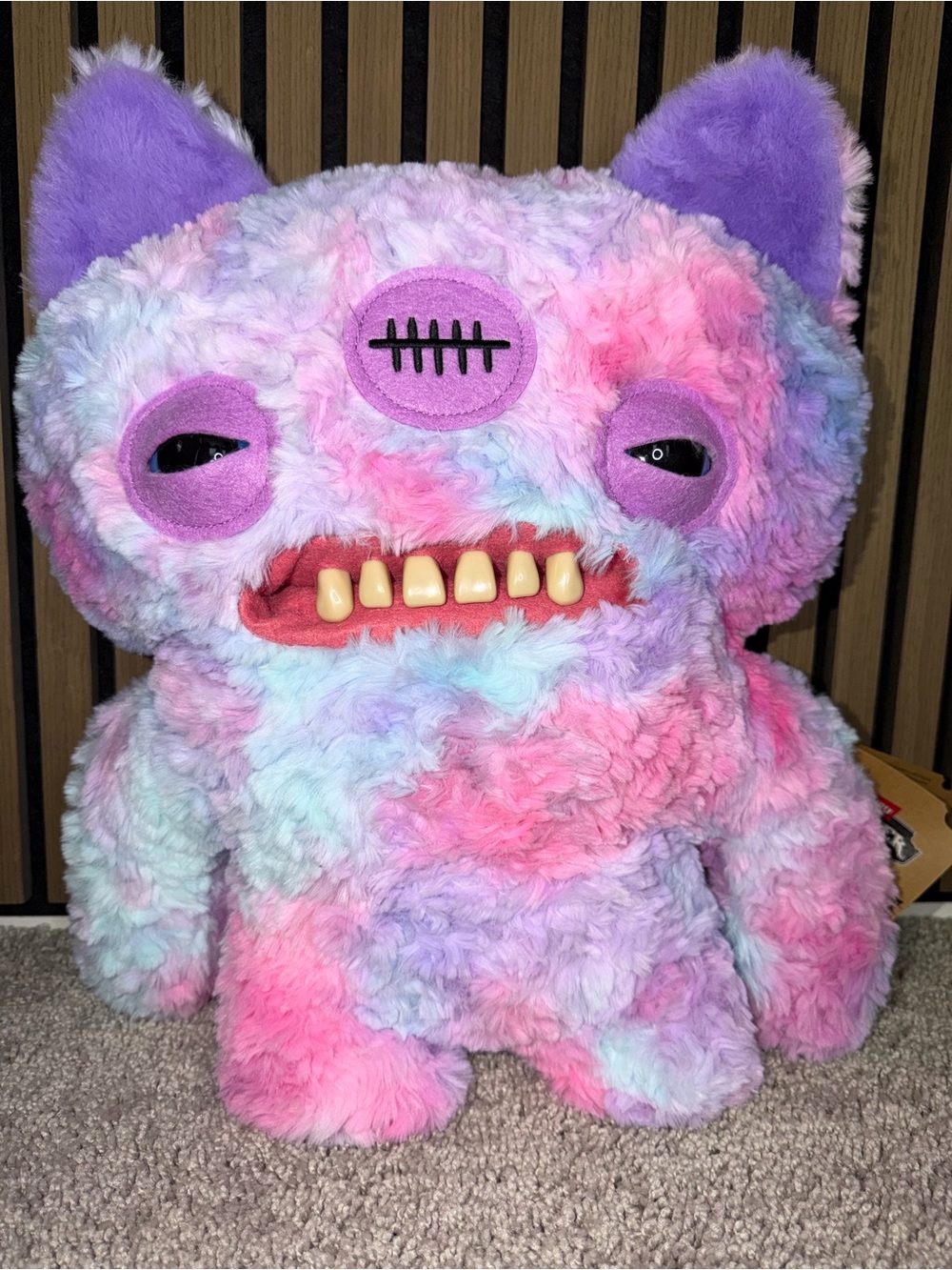ZURU Fuggler Bigg Fuggs 2.0 Annoyed Alien Plush 🩵💜💗